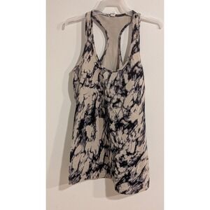 Lululemon CRB Cool Racerback Tank Top Great Granite & Mojave Black, Women's Sz 6